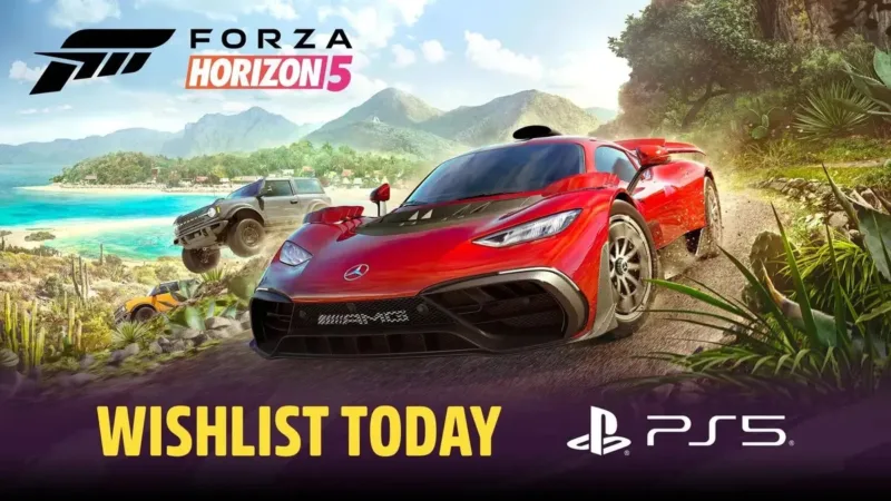 Forza Horizon 5 acelera para llegar a PS5 en primavera