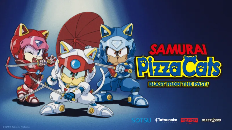 Samurai Pizza Cats, el mítico anime de los 90, tendrá un videojuego