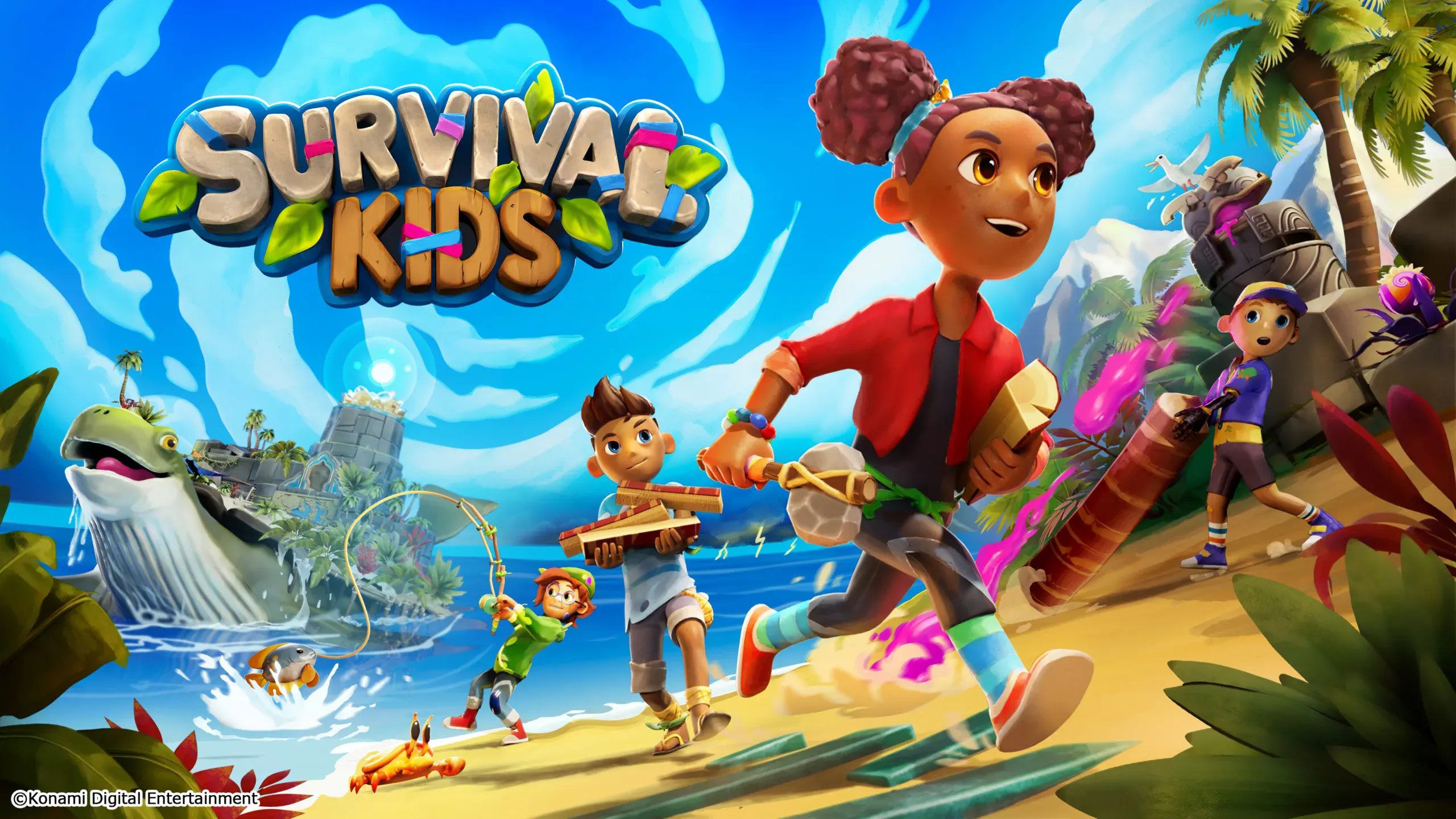 Survival Kids, una simpática aventura cooperativa de supervivencia, se lanzará junto a Nintendo Switch 2
