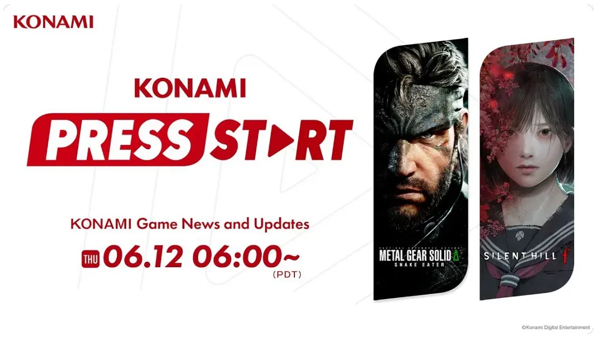 La conferencia Konami Press Start tendrá lugar mañana, 12 de junio