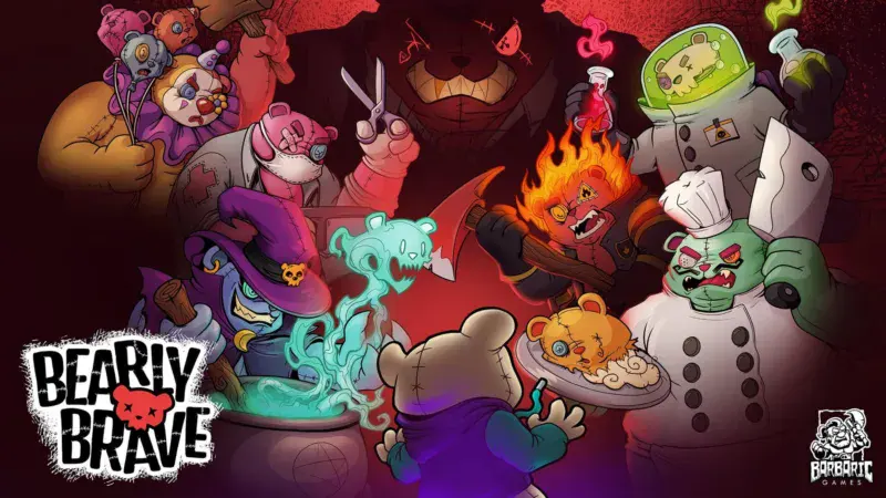 Bearly Brave llega a Steam el 15 de diciembre con combates de peluches roguelike