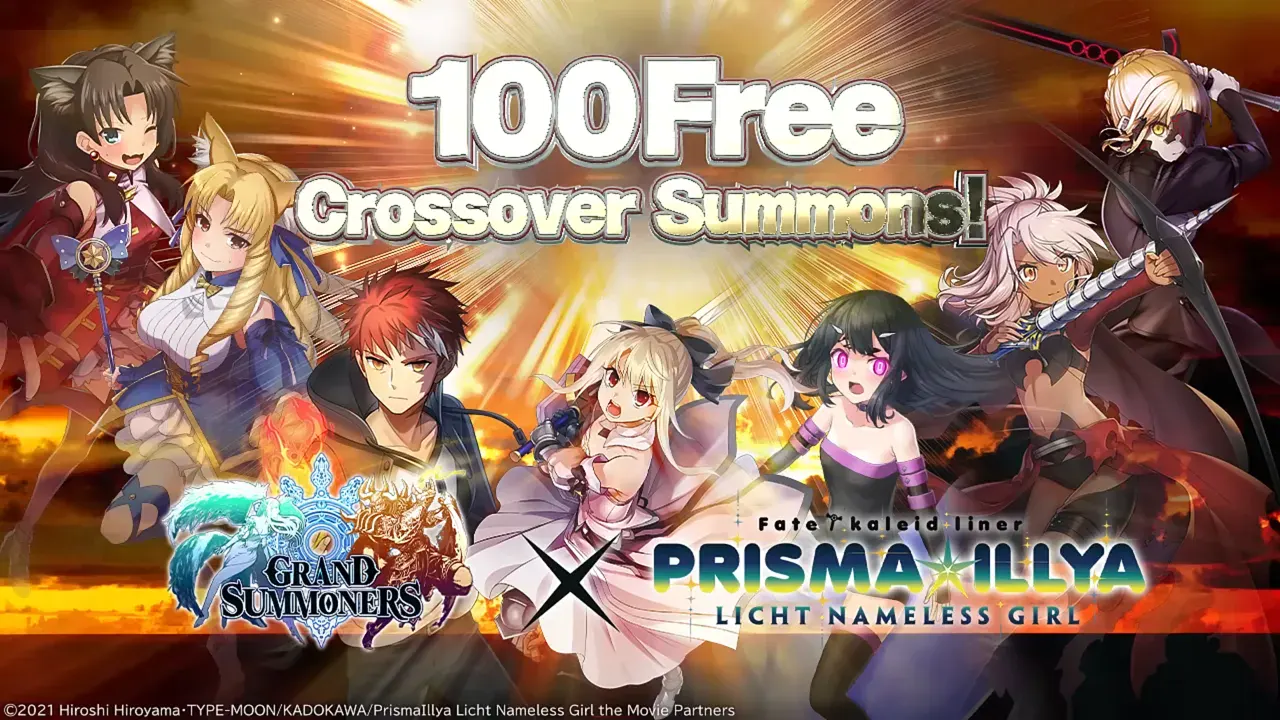 Comienza la colaboración entre Grand Summoners y Fate/kaleid liner PRISMA☆ILLYA Licht Nameless Girl