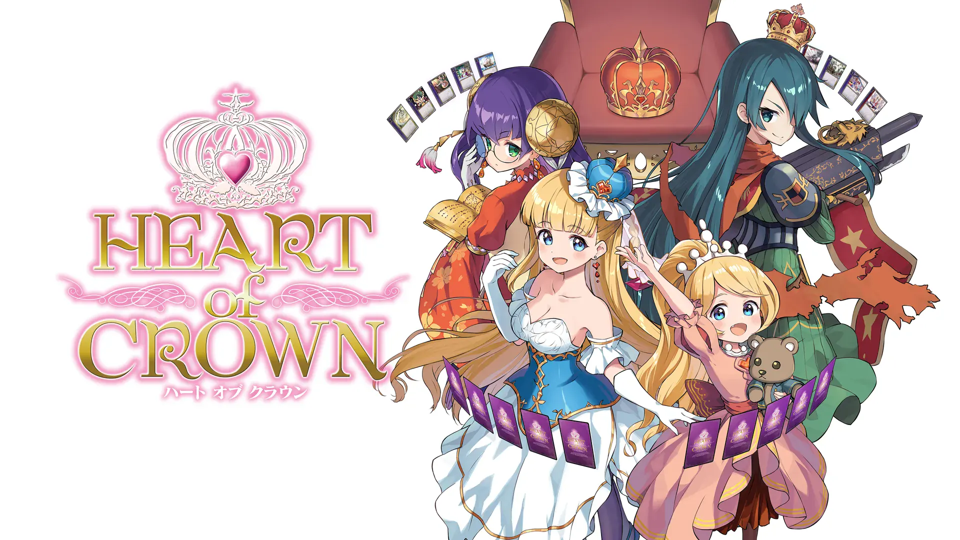 El juego de cartas HEART of CROWN ya disponible en Steam; llegará a Switch en Occidente en 2026