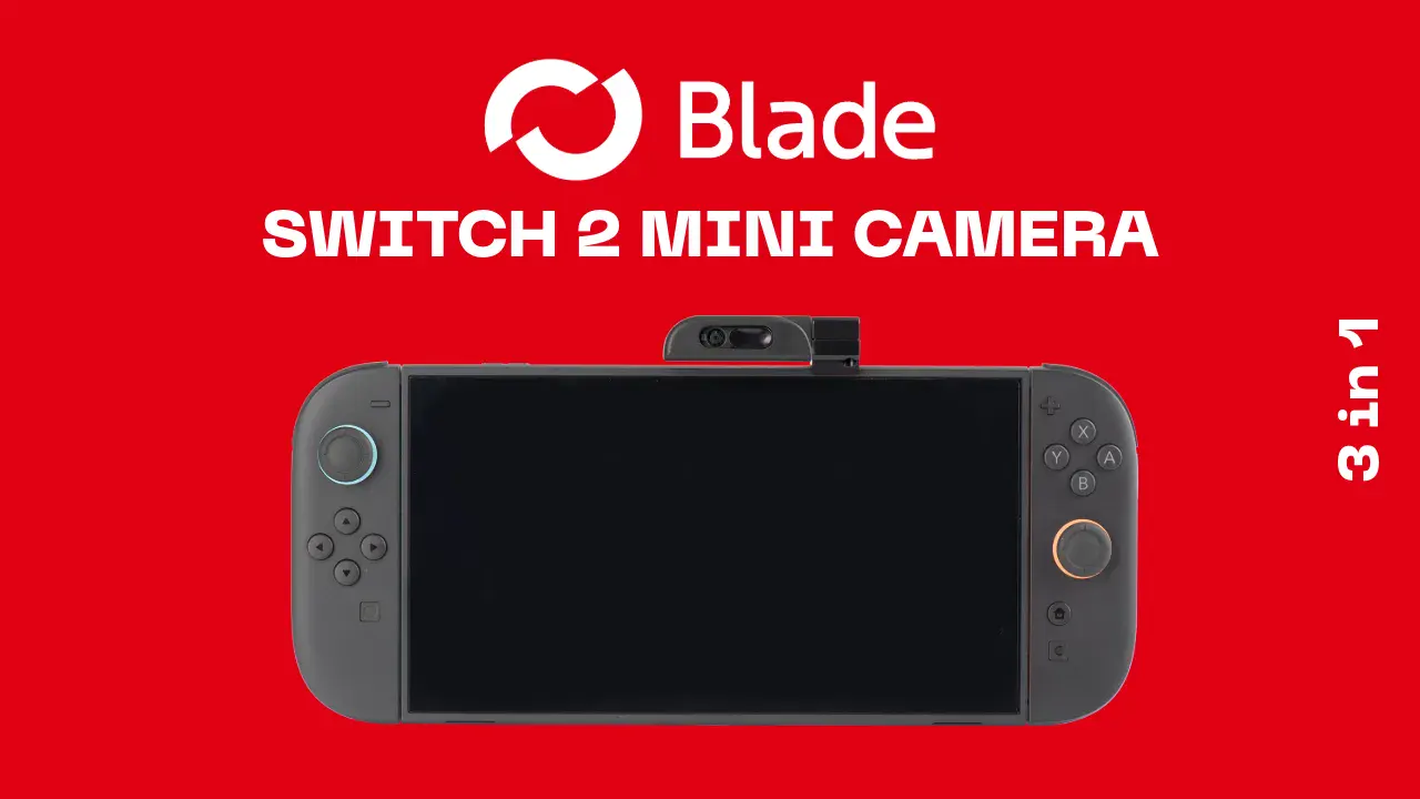 Blade lanza una Mini Cámara portátil para Nintendo Switch 2