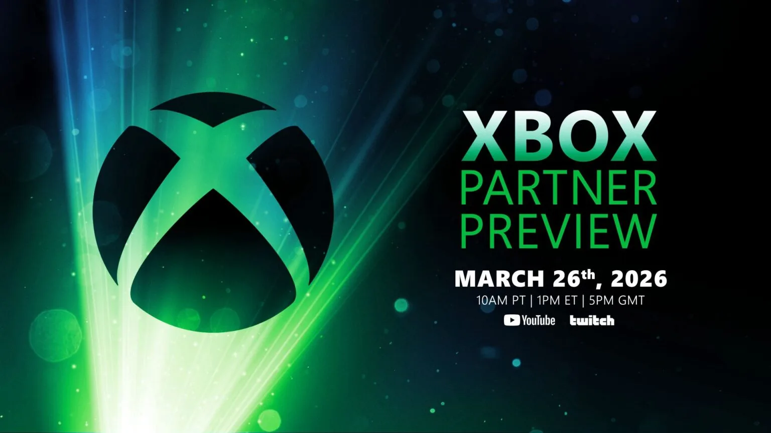 Xbox anuncia su nuevo evento Partner Preview para este jueves 26 de marzo