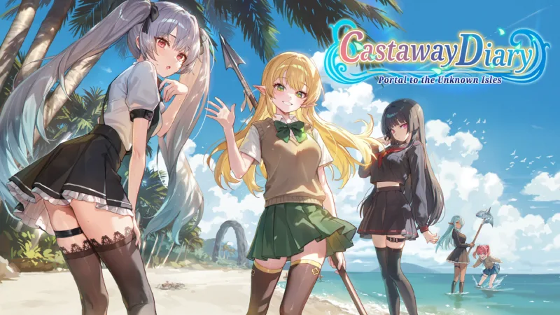 Castaway Diary: Portal to the Unknown Isles mezcla supervivencia anime, cooperativo y decoración de islas en su debut para PC