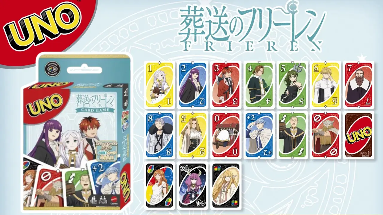 Ya disponible el mazo UNO oficial de Frieren: Beyond Journey’s End