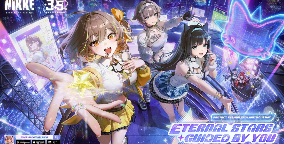 El 3.5 Aniversario de NIKKE llega el 23 de abril con Anis: Star, Neon: Vision Eye, nuevas skins y una lluvia de recompensas