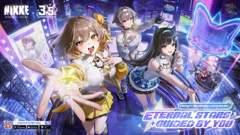 El 3.5 Aniversario de NIKKE llega el 23 de abril con Anis: Star, Neon: Vision Eye, nuevas skins y una lluvia de recompensas