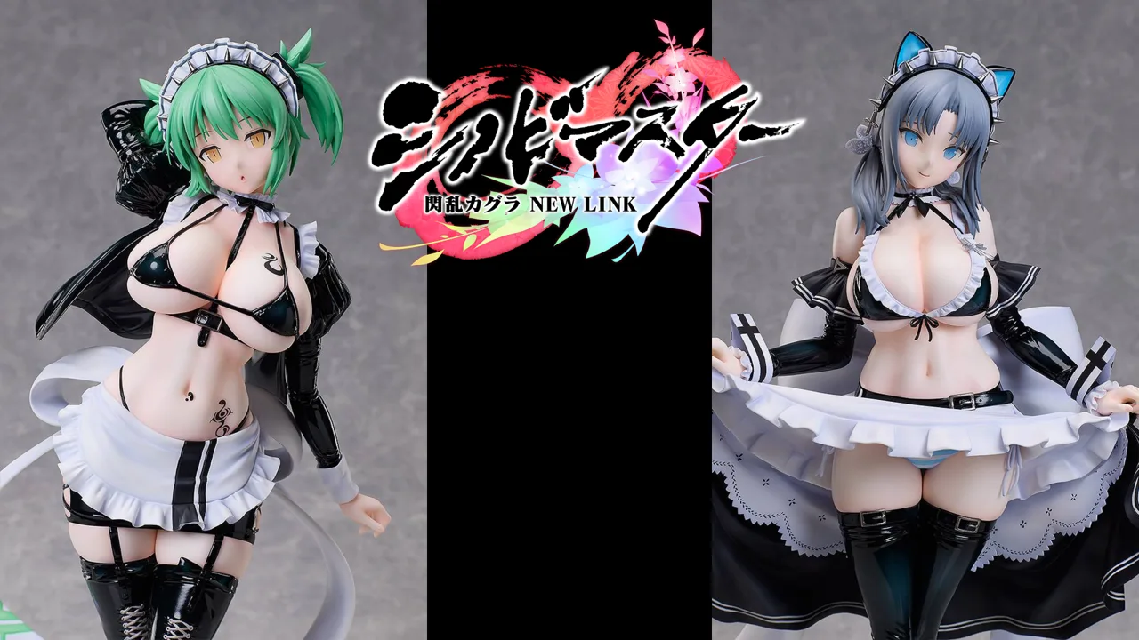 Yumi y Hikage de Senran Kagura ya tienen figura con su traje Bondage Maid