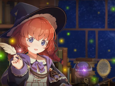 Memory of Memorie: A Chill Story es el juego de productividad japonés en el que estudias y trabajas junto a una aprendiz de bruja