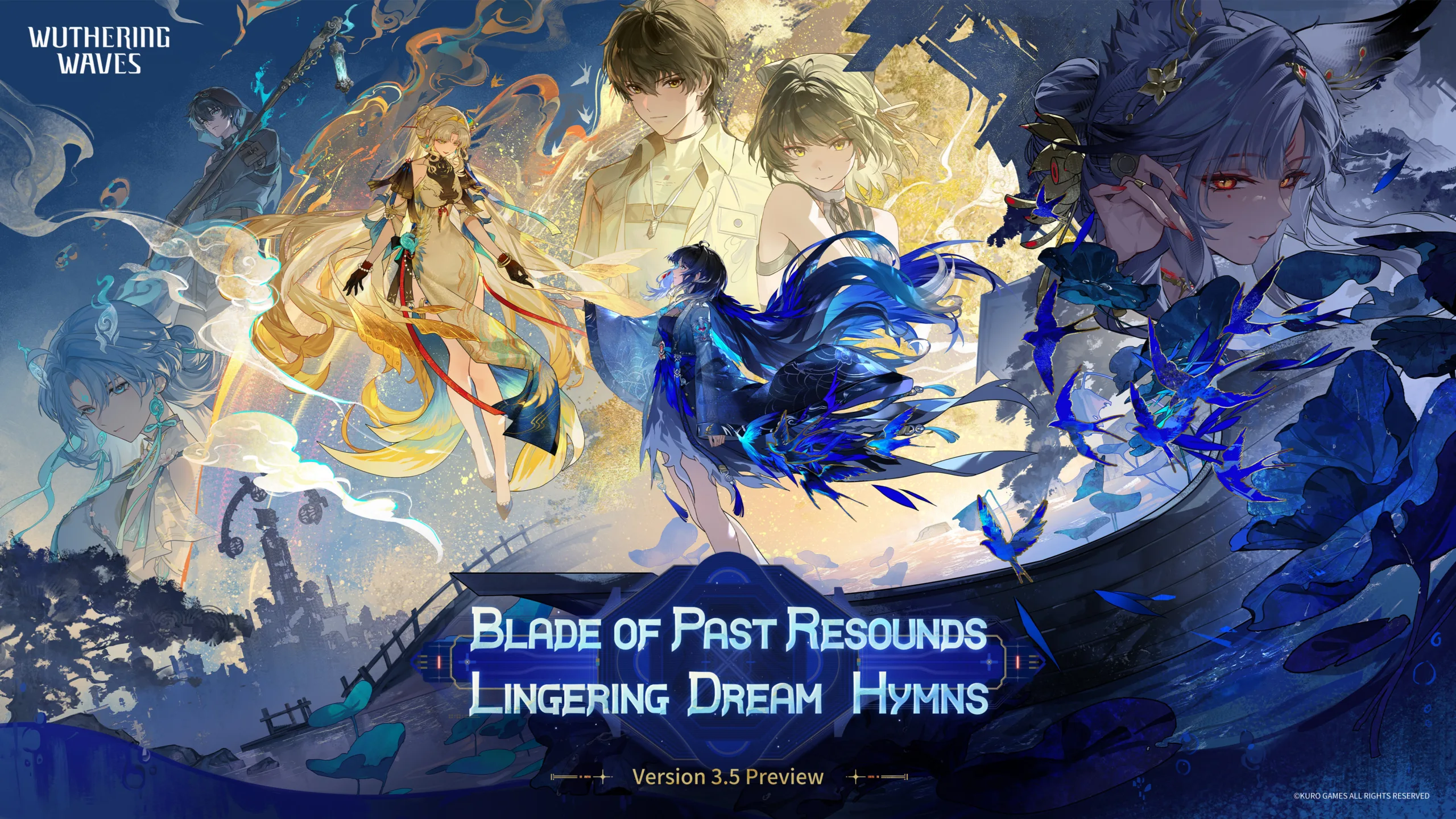 Wuthering Waves versión 3.5 «Blade of Past Resounds, Lingering Dream Hymns» llega el 10 de julio con debut en Xbox Series X|S y nueva región Mengzhou
