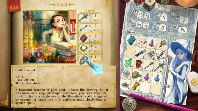 Veritas Tales: Witch of the Dark Castle ya está disponible en Steam, un «libro jugable» creado por un veterano de Vanillaware