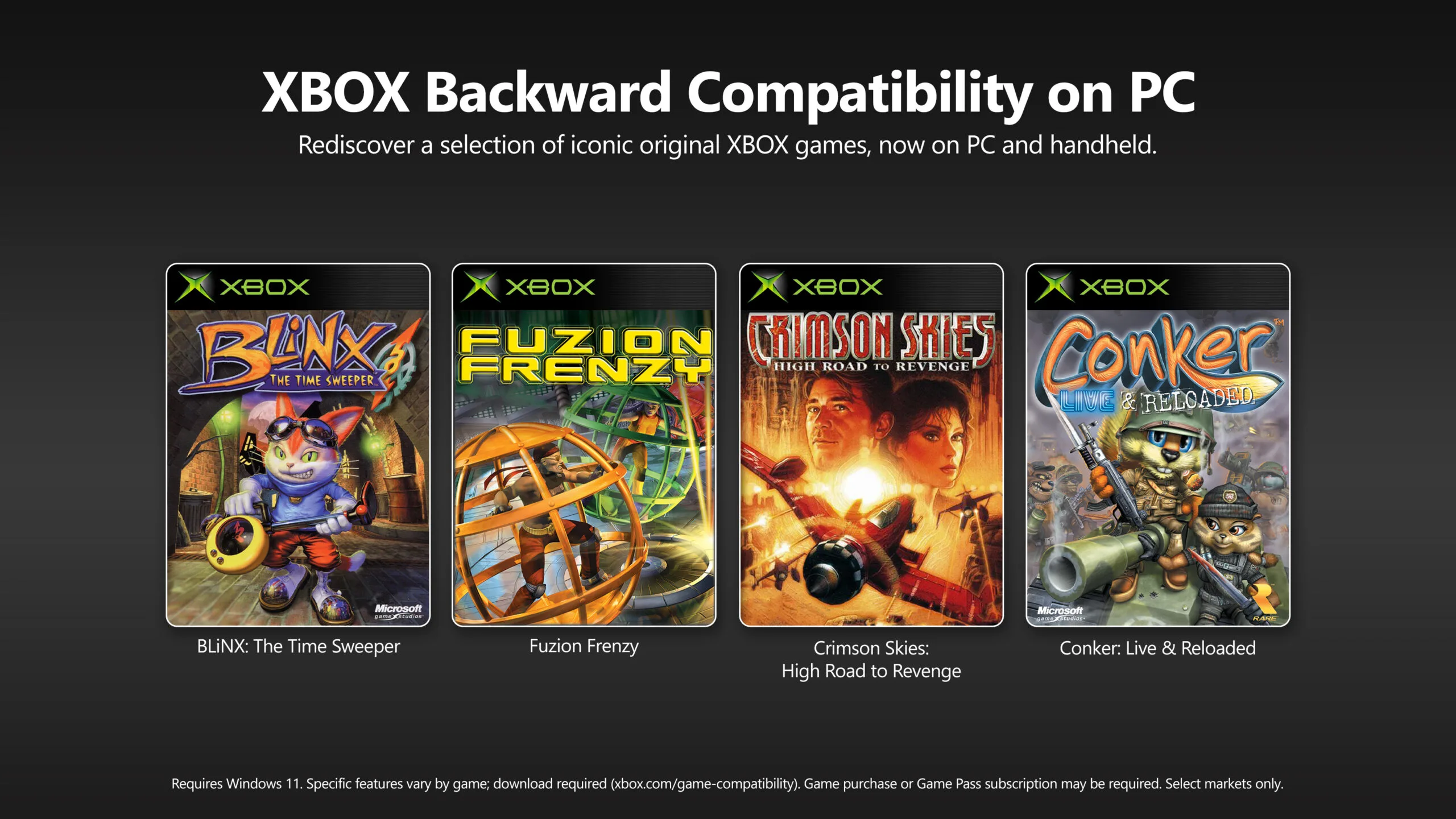 Xbox lanza la Retrocompatibilidad en PC para jugar a clásicos de la compañía