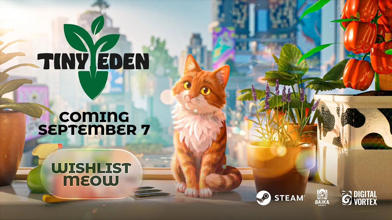 Tiny Eden, el acogedor simulador de jardinería en interiores, florecerá en PC el 7 de septiembre