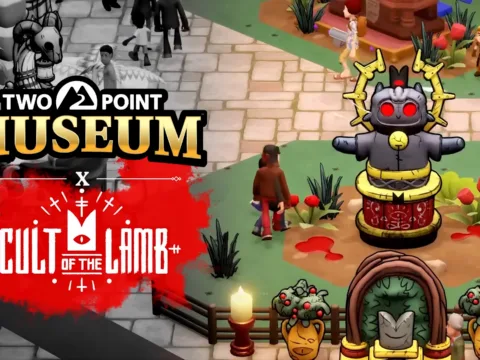 Two Point Studios y SEGA lanzan la colaboración gratuita Cult of the Lamb en Two Point Museum