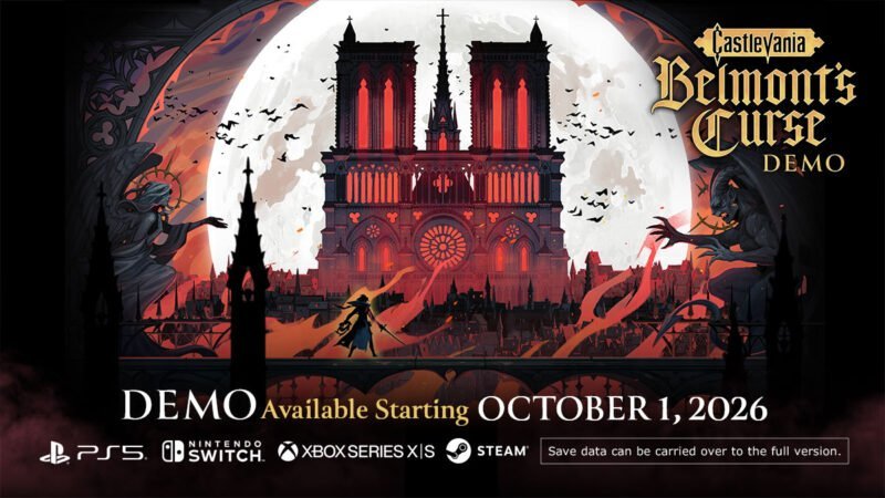 Castlevania: Belmont’s Curse estrenará demo jugable el 1 de octubre