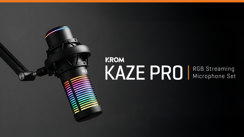 Krom presenta Kaze Pro, su nuevo micrófono para streaming y gaming Krom presenta Kaze Pro, su nuevo micrófono para streaming y gaming